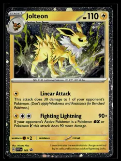Jolteon 169 Scarlet & Violet Promo Pokemon - Image 1
