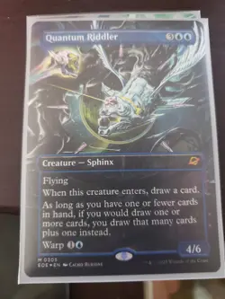 Quantum Riddler - #305 Foil (Borderless) Edge of Eternities - Mtg - Image 1