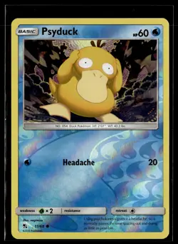 Psyduck 11/68 Hidden Fates Reverse Holo Common Pokemon - Image 1