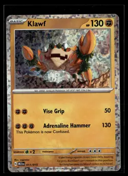 Klawf 011/015 McDonald's Collection 2023 Promo holo Pokemon - Image 1