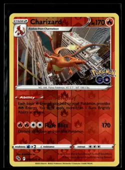 Charizard 010/078 Pokemon GO Reverse Holo Rare Holo Pokemon - Image 1