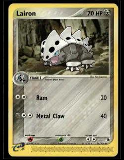 Lairon 36/109 Ruby & Sapphire Uncommon Pokemon - Image 1