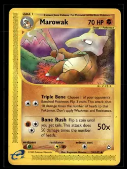 Marowak 54/147 Aquapolis Uncommon Pokemon - Image 1