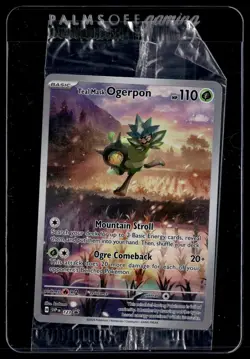 Teal Mask Ogerpon 123 Scarlet & Violet Promo Pokemon - Image 1