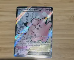 Pokemon TCG Lillie's Clefairy EX Holo Full Art 173/159 Journey Together - Image 1