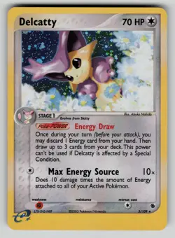 Delcatty 5/109 Ruby & Sapphire Pokemon Holo NM - Image 1