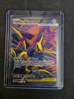 Pokemon TCG Holo Ultra Rare Full Art Mega Skarmory EX 106/088 Near Mint - Image 1