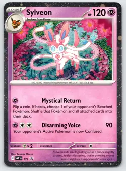 Sylveon (Cosmos Holo) 172 Scarlet & Violet Promo Holo Pokemon NM - Image 1