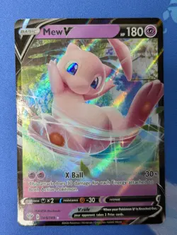 Mew V 069/189 - Darkness Ablaze - Holo Ultra Rare - Pokemon TCG NM - Image 1