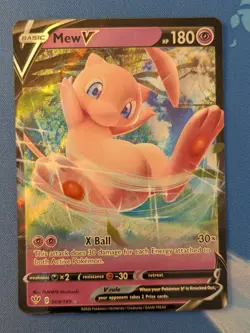 Mew V 069/189 - Darkness Ablaze - Holo Ultra Rare - Pokemon TCG NM - Image 2