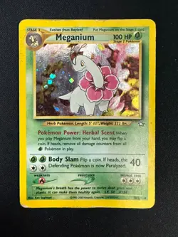 Meganium - 10/111 - Holo Rare - Unlimited Edition Neo Genesis - Pokemon (HP) - Image 1