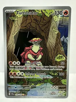 Turtonator 146/142 Illustration Rare Stellar Crown Pokemon Near Mint - Image 1