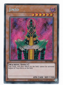 Jinzo - (PSV-EN000 - Unltd Ed - Secret Rare) - NM - Yugioh - Image 1