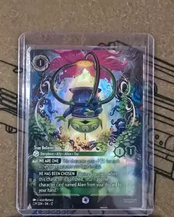 Wilds Unknown Alien True Believer Disney Lorcana Enchanted Card #229/204 - Image 3