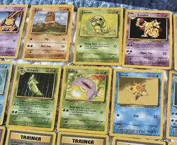 No Duplicates - Lot of 35 NEVER PLAYED 1999 WOTC Base 102 Card Set Pokemon Cards - Image 4