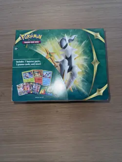 Pokemon TCG Factory Sealed 2022 Collector Bundle Arceus 7 Packs 820650851346 - Image 2
