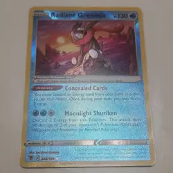 Pokemon TCG Radiant Greninja 2-Card Lot English 046/189 Holo Basic 2022 - Image 1