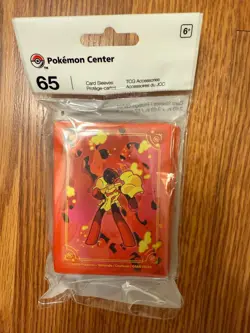 Pokemon Center Armarouge Burning Spirit Card Sleeves New - Image 1