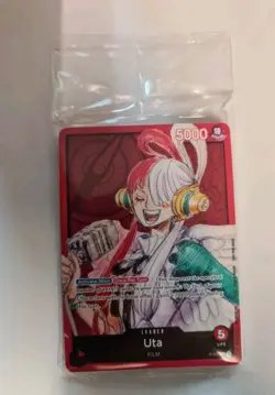 One Piece Card Game Film Red Promotion Card Set Promo brand new seal UTA leader - Image 1