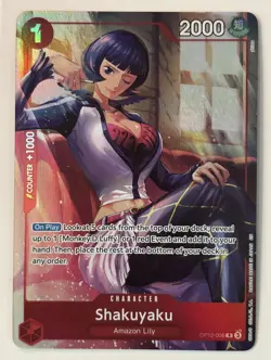 Shakuyaku R OP12-006 Premium Card Best Selection Vol. 5 One Piece TCG English - Image 1
