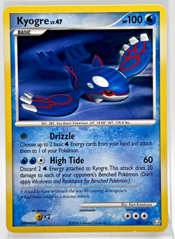 Kyogre 32/146 Pokemon Card 2008 Legends Awakened LP - Image 1