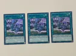 Yugioh - Shadow Toon x 3 - 1st Edition Super Rare Blue NM - Free Holo Card - B - Image 1