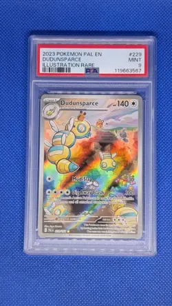 Pokemon Dudunsparce TCG Card Paldea Evolved 229/193 Psa 9 - Image 1