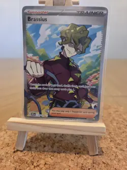 Pokemon Card Brassius 135/131 Ultra Rare Prismatic Evolutions Near Mint - Image 1