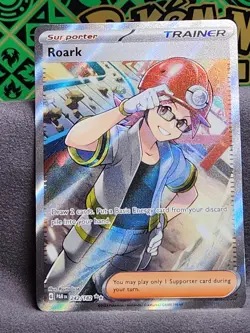 Roark 242/182 Ultra Rare NM Scarlet & Violet (Paradox Rift) Pokemon Trainer Card - Image 1