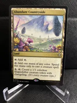 MTG Abundant Countryside (22/206) Lorwyn Eclipsed Commander LP - Image 1
