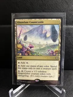 MTG Abundant Countryside (22/206) Lorwyn Eclipsed Commander LP - Image 2