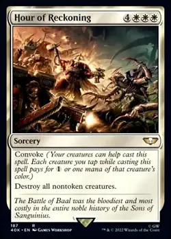 1x Hour of Reckoning NM-Mint, English Universes Beyond: Warhammer 40,000 MTG Mag - Image 1