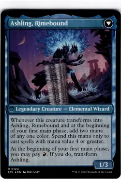 Ashling, Rekindled #124 Lorwyn Eclipsed Foil Rare - Image 2