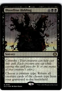 Bloodline Bidding #91 Lorwyn Eclipsed Foil Rare - Image 1