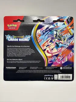 Pokemon TCG ME04 Chaos Rising 3 Pack Blister Charmeleon Sealed New - Image 2