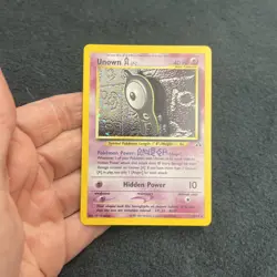 2001 Pokemon Unown A 14/75 Holo Rare Neo Discovery WOTC Vintage LP - Image 3