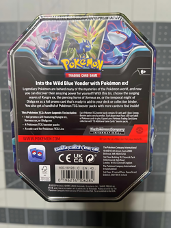 2025 POKEMON TCG AZURE LEGENDS TIN FEATURING KYOGRE EX NEW FACTORY SEALED - Image 2
