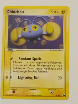 Pokemon 2006 Legend Maker Chinchou 50/92 Bent - Image 4