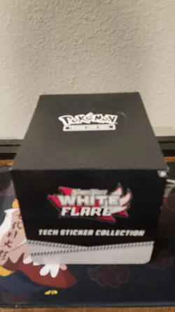 Pokemon TCG: 12x Tech Sticker Collection White Flare Display New - Image 1