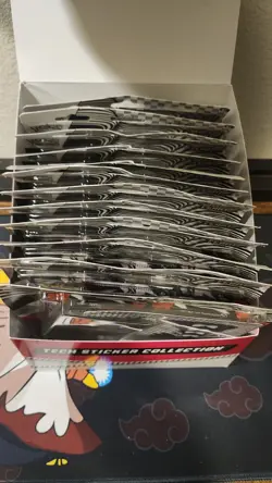 Pokemon TCG: 12x Tech Sticker Collection White Flare Display New - Image 2