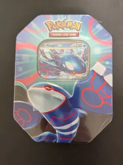 2025 POKEMON TCG AZURE LEGENDS TIN FEATURING KYOGRE EX NEW FACTORY SEALED - Image 1