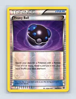 Heavy Ball 140/162 Uncommon BREAKthrough Pokemon Reverse Holo Lightly Played - Image 1