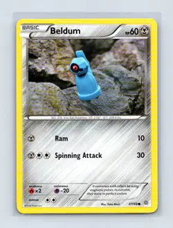Beldum 47/98 Common Ancient Origins Pokemon Near Mint - Image 1