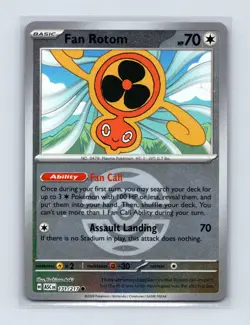 Fan Rotom (Dusk Ball) 171/217 Common Ascended Heroes Pokemon Lightly Played - Image 1