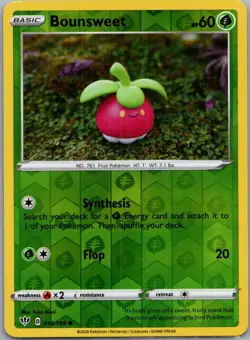 Bounsweet 014/189 Common Darkness Ablaze Pokemon Reverse Holo Lightly Played - Image 1