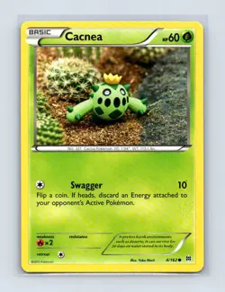 Cacnea 4/162 Common BREAKthrough Pokemon Near Mint - Image 1