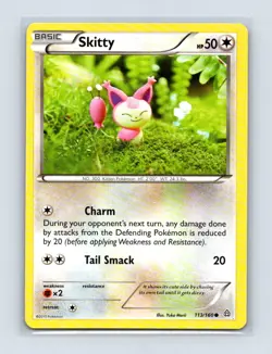 Skitty 113/160 Common Primal Clash Pokemon Lightly Played - Image 1