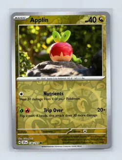 Applin 138/191 Common Surging Sparks Pokemon Reverse Holo Lightly Played - Image 1