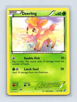 Deerling 13/114 Common Black & White Pokemon Lightly Played - Image 1