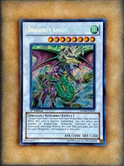 Yugioh Dragunity Knight - Barcha HA04-EN059 Secret Rare 1st Ed NM - Image 1